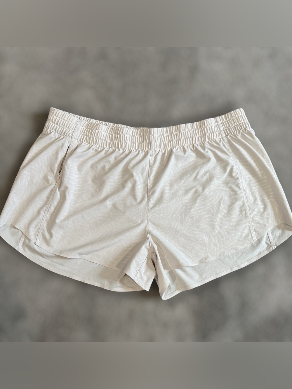 Athleta Womens Elastic Waist Printed Hustle Shorts 3" LINER REMOVED Size XL
